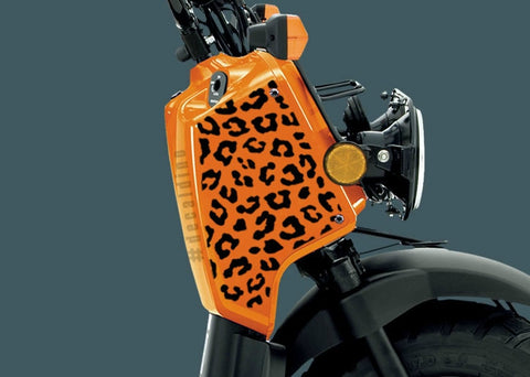 Ruckus Cheetah Print Decal Parts Stickers Ruckgirls