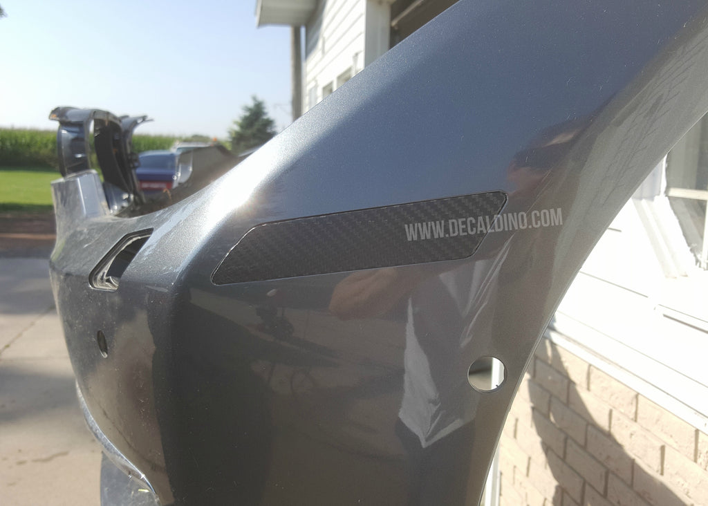 Fits 2012-2015 BMW F30 Front Reflector Overlay Tint / Decals