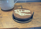 T-Rex Skull Dinosaur Coaster Set