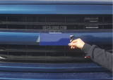 Deep Ocean Blue Chevy Silverado Colorado Badge 2020 2019 Emblem Wrap