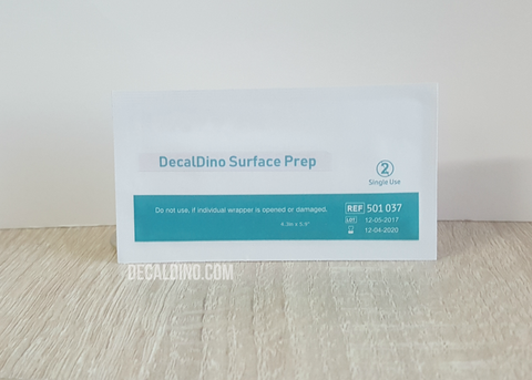 decaldino "Surface Prep" Cleaning Wipe