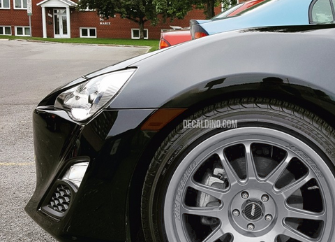 Fits FR-S / BRZ / T86 Front Reflector Overlay Tint / Decals