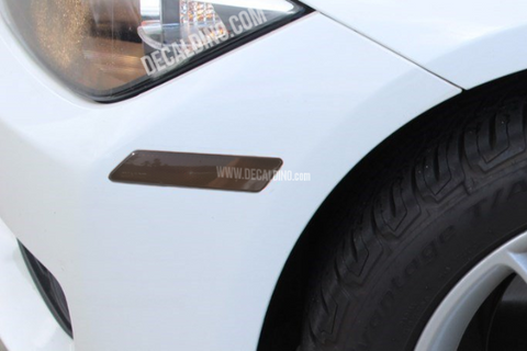 2015 F30 BMW 328i Front Bumper Tint Overlay - Side marker reflectors
