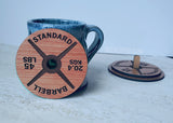 Weight Plate Coaster Set - gym fitness crossfit coffee drink gift