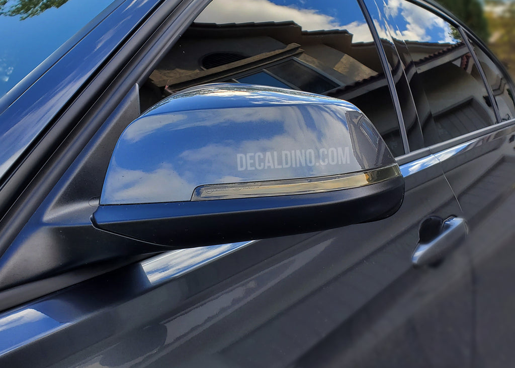 Fits 2012 - 2019 BMW Turn Signal Mirror. Dark Tint Overlay - Smoke LED Indicator M3 M2 M4 328 f30 f80 2016