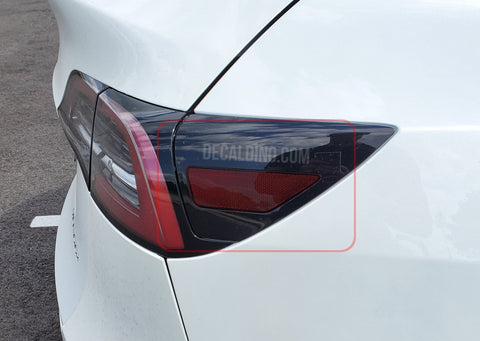 Fits 2020+ Tesla Model Y Rear Side Reflector Overlay Tint / Decals