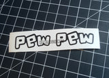 pewpew paintball decal sticker hopper loader gear numbers