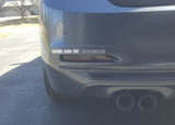 2016 F30 BMW 328i Rear Bumper Tint Overlay - Side marker reflectors